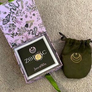 Jane Win Capricorn Pendant Coin 14K yellow gold